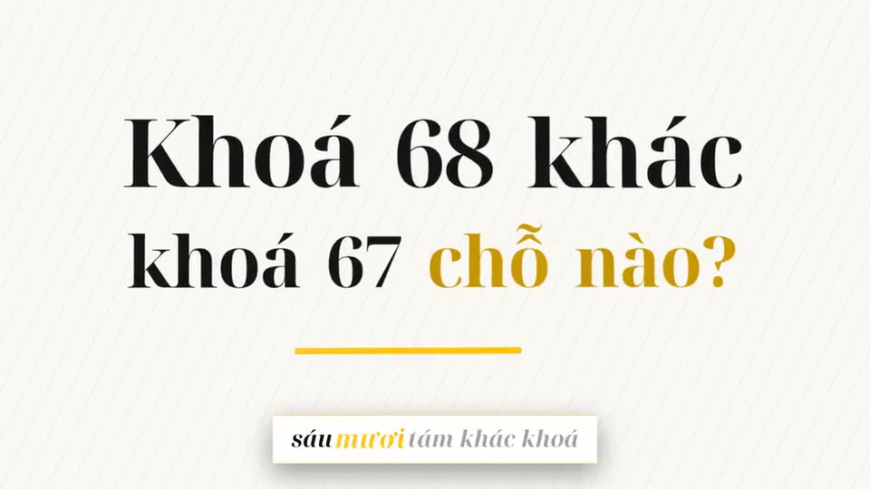 Courses: mọi chương trình, mọi khoá, một hồ sơ công khai