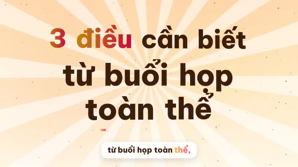 Tóm tắt cuộc họp toàn thể (khổ ngang)