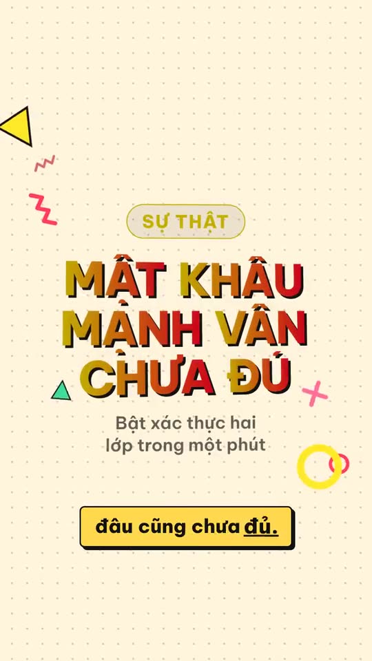 Bật một tính năng bảo mật