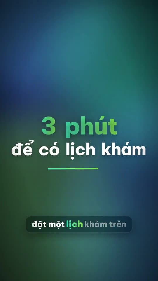 Đặt lịch khám trên ứng dụng