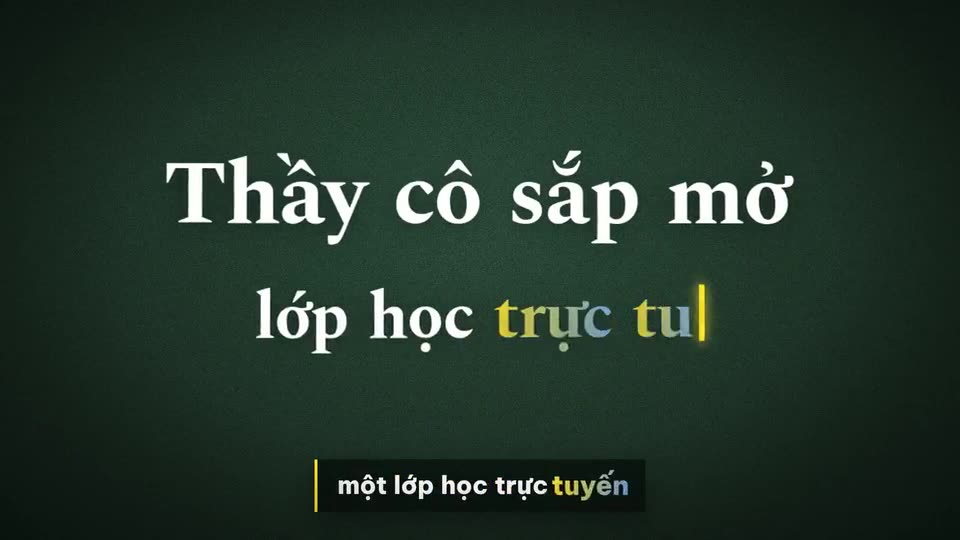 Mở lớp học trên hệ thống học tập