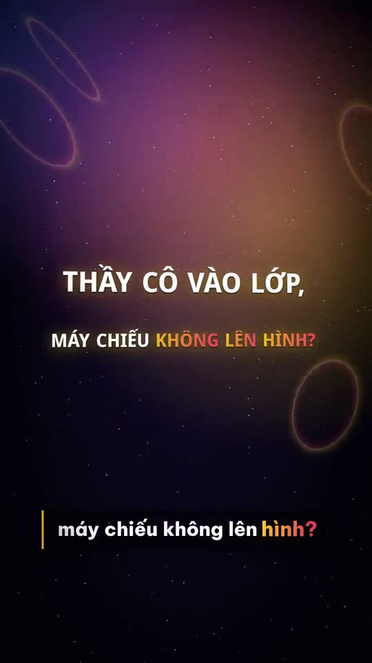 Kết nối máy chiếu trong lớp học