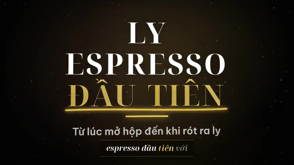 Pha cà phê bằng máy espresso