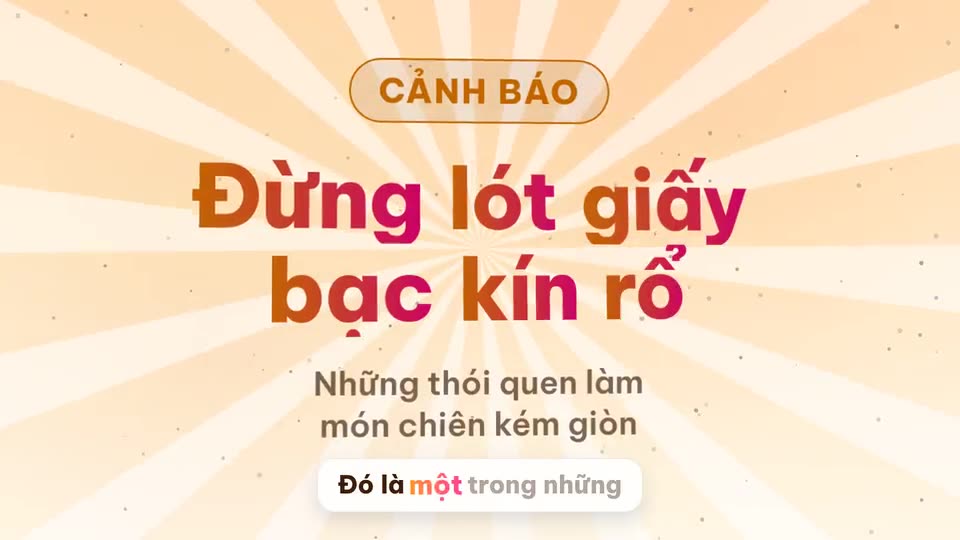 Dùng nồi chiên không dầu đúng cách