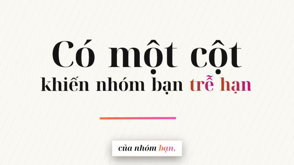 Quản lý công việc nhóm trên bảng việc