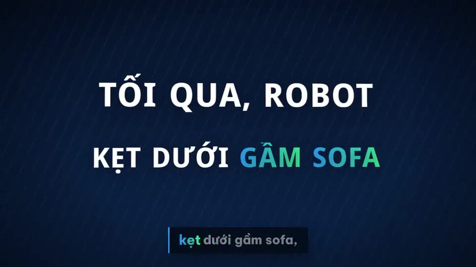 Thiết lập robot hút bụi