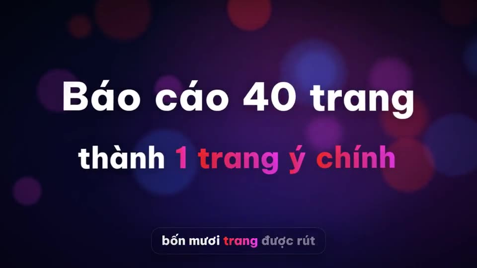 Dùng AI tóm tắt tài liệu dài (khổ ngang)