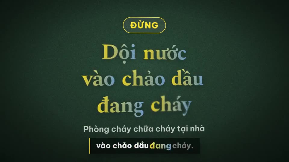 Phòng cháy chữa cháy tại nhà (khổ ngang)