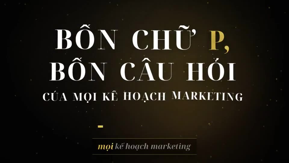 Marketing hỗn hợp 4P