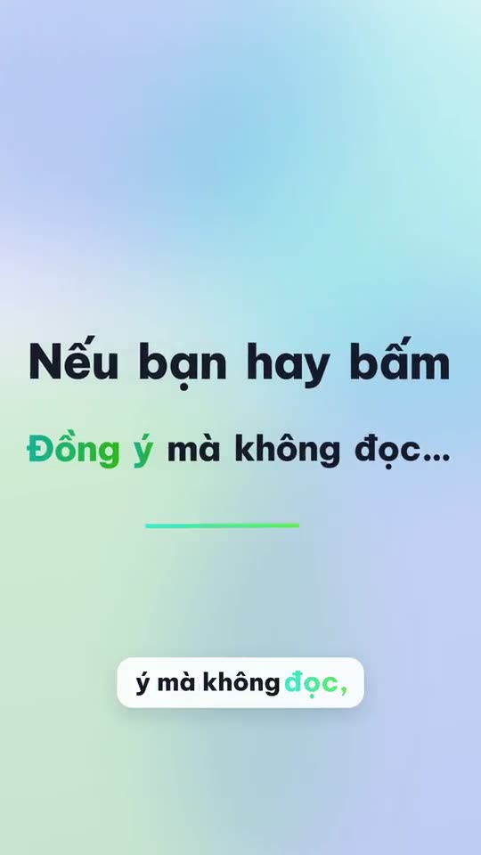 Dữ liệu cá nhân và quyền của bạn