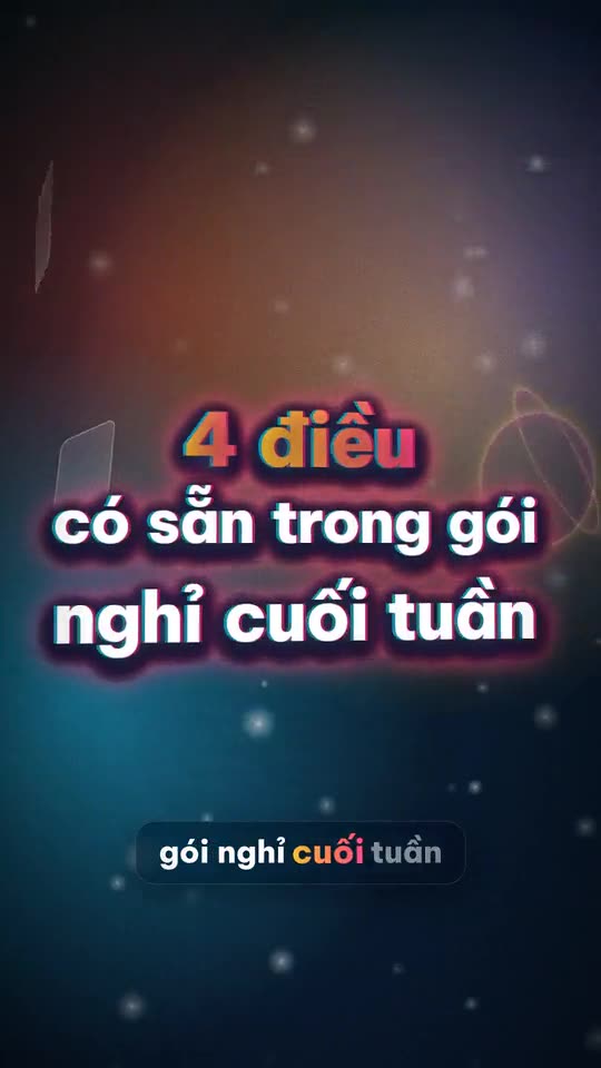 Khách sạn biển: 4 điều trong gói