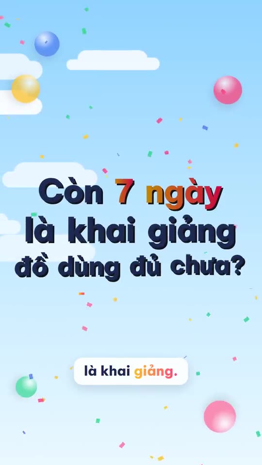 Mùa khai giảng: đồ dùng học tập