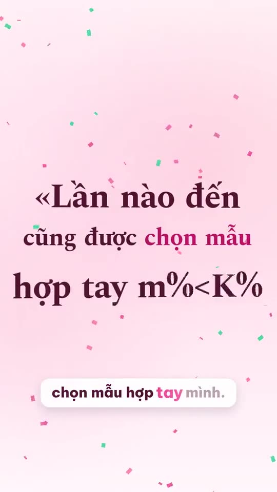 Tiệm nail: lời khách kiểu UGC