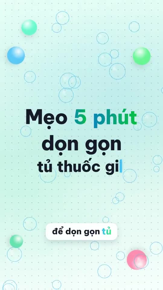 Nhà thuốc: mẹo dọn tủ thuốc