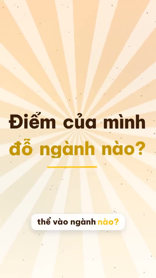 Tuyển sinh — phong cách bình minh (sunrise)